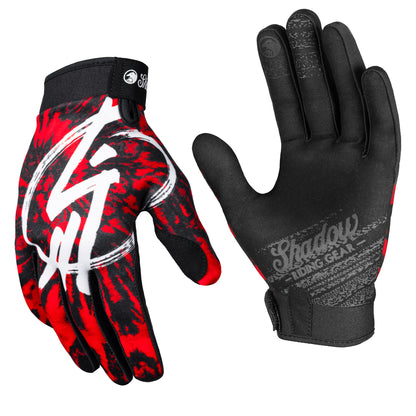 Shadow Conspire Gloves - Red Tie Dye